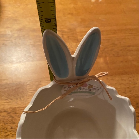 Potter’s Studio Ceramic Cracked Easter Egg with Bunny Ears Bowl BRAND NEW!! - Picture 6 of 7